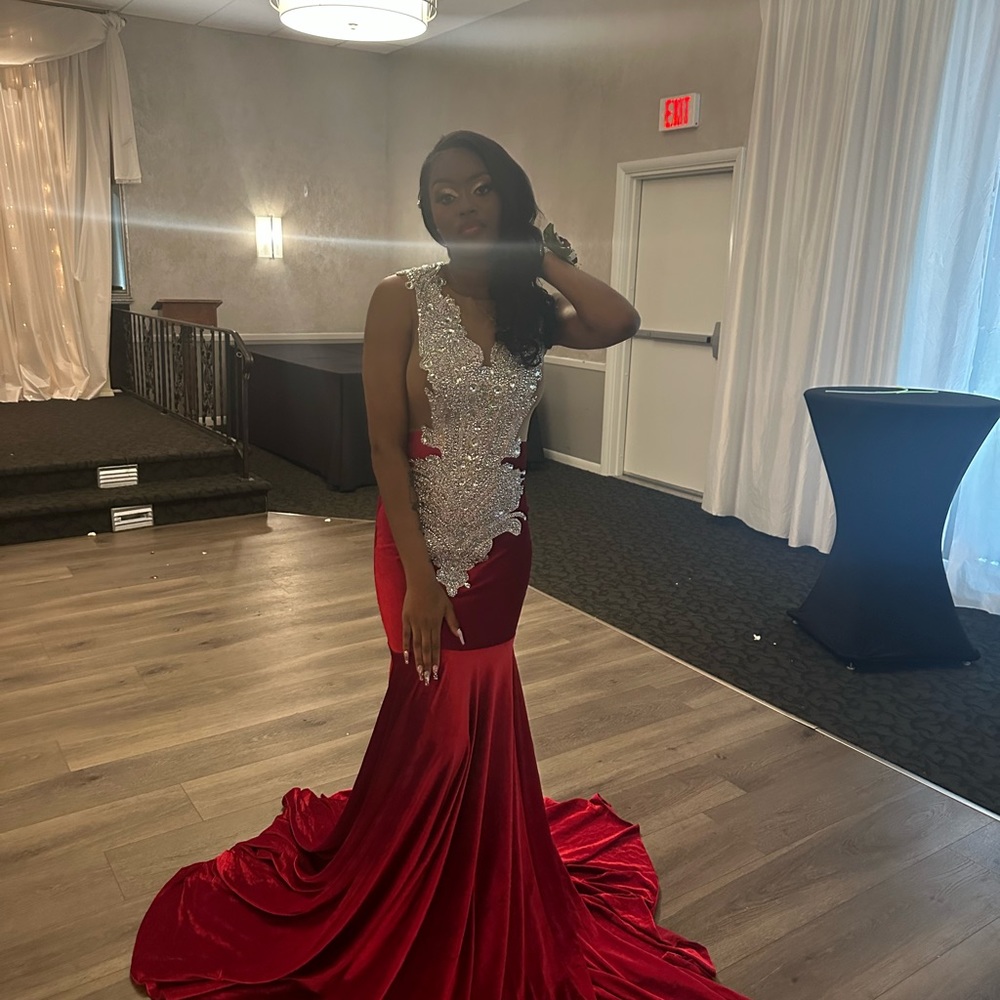 Red Prom dress s/xs